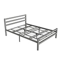 AirSleeperz® metalen bedframe Job Grey 140x200 cm - 2 persoons
