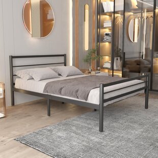 metalen bedframe Sara Black 140x200 cm - 2 persoons