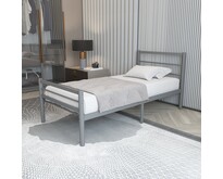 metalen bedframe Sara Grey 90x200 cm - 1 persoons