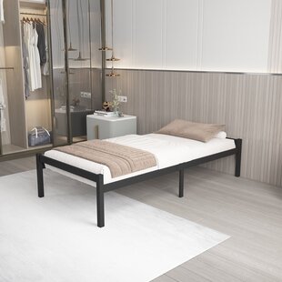 metalen bedframe Luuk Black 90x200 cm - 1 persoons