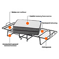 AirSleeperz® opvouwbaar bed Merel 80x200 cm - 1 persoons