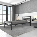 AirSleeperz® metalen bedframe Job Black 90x200 cm - 1 persoons