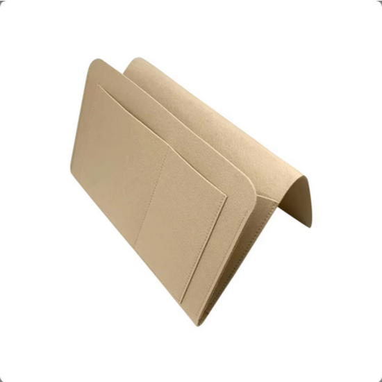 AirSleeperz® bed organizer vilt Beige (32x22x10 cm)