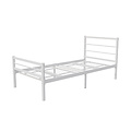AirSleeperz® metalen bedframe Sara White 90x200 cm - 1 persoons