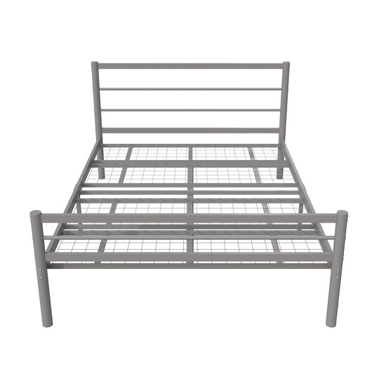 AirSleeperz® metalen bedframe Sara Grey 140x200 cm - 2 persoons