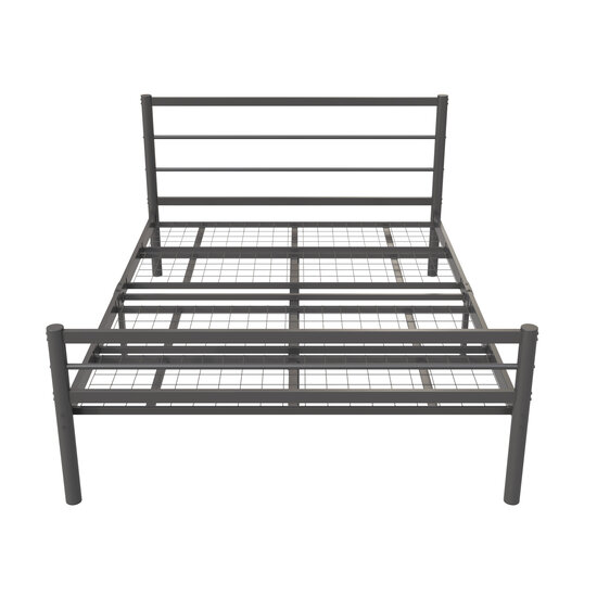 AirSleeperz® metalen bedframe Sara Black 140x200 cm - 2 persoons