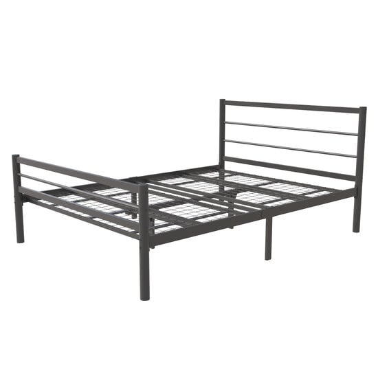 AirSleeperz® metalen bedframe Sara Black 140x200 cm - 2 persoons