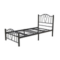 AirSleeperz® metalen bedframe Eva Black 90x200 cm - 1 persoons