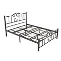 AirSleeperz® metalen bedframe Eva Black 140x200 cm - 2 persoons