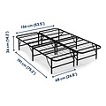 AirSleeperz® opvouwbaar bed Joost Basic Black 140x200 cm - 2 persoons | 2eKans