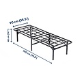 AirSleeperz® opvouwbaar bed Joost Premium Black 90x200 cm - 1 persoons | 2eKans