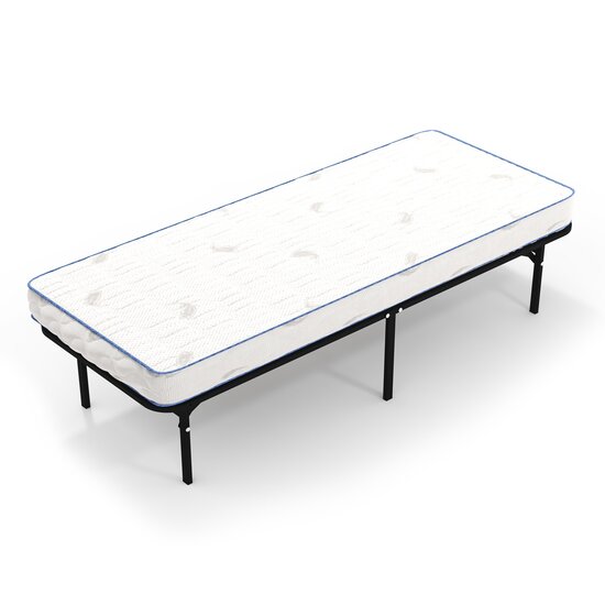 AirSleeperz® opvouwbaar bed Joost Premium Black 90x200 cm - 1 persoons | 2eKans