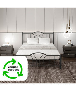 metalen bedframe Esmee Black 140x200 cm - 2 persoons | 2eKans
