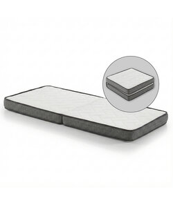 opvouwbaar matras traagschuim 90x200x12.5 cm - 1 persoons