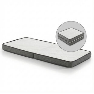 opvouwbaar matras traagschuim 90x200x12.5 cm - 1 persoons