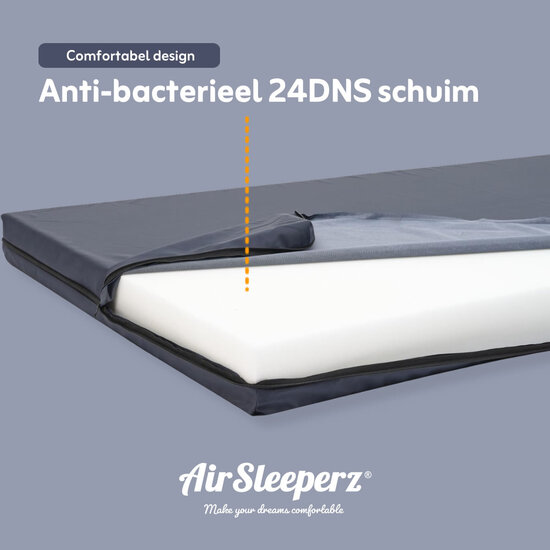 AirSleeperz® waterdicht incontinentiematras - zorgmatras 90×200 cm
