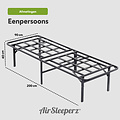 AirSleeperz® opvouwbaar bed Joost Premium Black 90x200 cm - 1 persoons