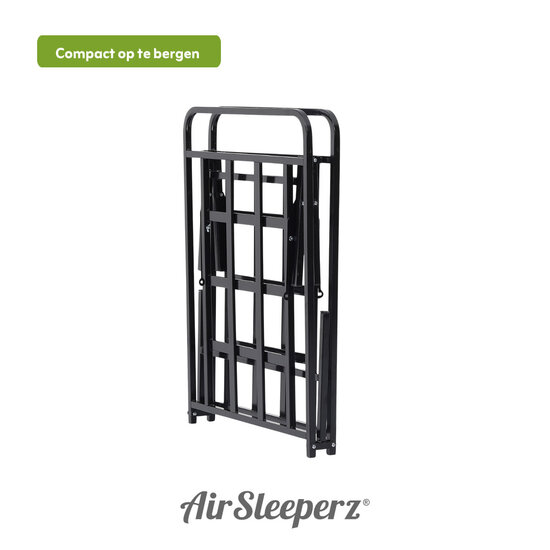 AirSleeperz® opvouwbaar bed Joost Premium Black 90x200 cm - 1 persoons