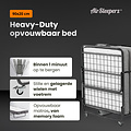 AirSleeperz® opvouwbaar bed Merel 80x200 cm - 1 persoons