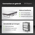 AirSleeperz® opvouwbaar bed Merel 80x200 cm - 1 persoons