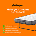 AirSleeperz® opvouwbaar bed Merel 80x200 cm - 1 persoons