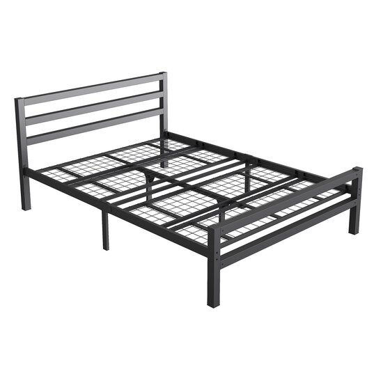 AirSleeperz® metalen bedframe Job Black 180x200 cm - 2 persoons