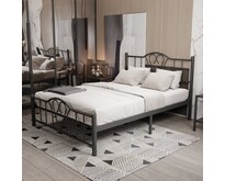 metalen bedframe Eva Black 160x200 cm - 2 persoons