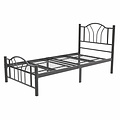 AirSleeperz® metalen bedframe Esmee Black 90x200 cm - 1 persoons | 2eKans