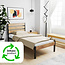 AirSleeperz® metalen bedframe Max Black/Wood 90x200 cm - 1 persoons | 2eKans