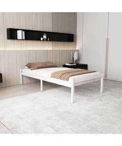 metalen bedframe Luuk White 90x200 cm - 1 persoons