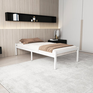 metalen bedframe Luuk White 90x200 cm - 1 persoons