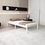 AirSleeperz® metalen bedframe Luuk White 90x200 cm - 1 persoons