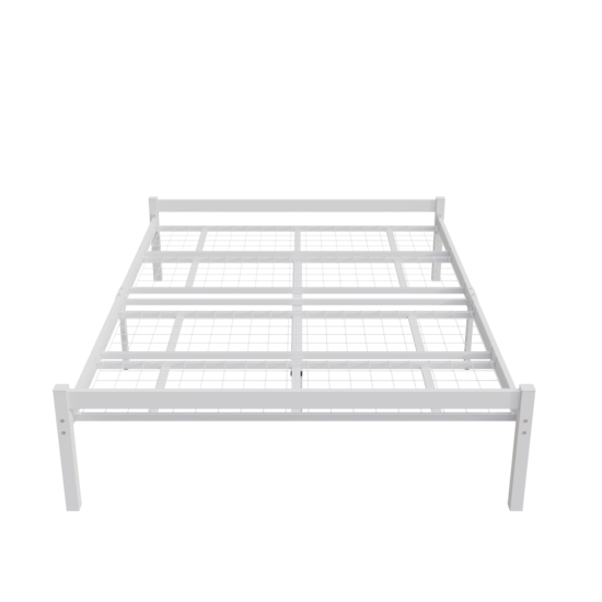 AirSleeperz® metalen bedframe Luuk White 140x200 cm - 2 persoons