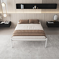 AirSleeperz® metalen bedframe Luuk White 140x200 cm - 2 persoons
