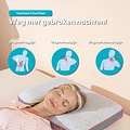 AirSleeperz® SoftLife Memory Foam Zacht Hoofdkussen 60x40 cm