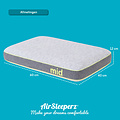 AirSleeperz® SoftLife Memory Foam Medium Hoofdkussen 60x40 cm