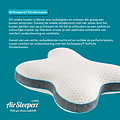 AirSleeperz® SoftLife Ergonomisch Vlinderkussen Memory Foam 57x45 cm