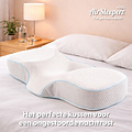 AirSleeperz® SoftLife Ergonomisch Nekkussen Memory Foam 67x36 cm