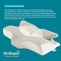 AirSleeperz® SoftLife Ergonomisch Fysio Hoofdkussen Memory Foam 64x38 cm