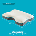 AirSleeperz® SoftLife Anti Snurk Kussen Memory Foam 55x40 cm