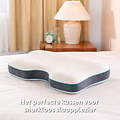 AirSleeperz® SoftLife Anti Snurk Kussen Memory Foam 55x40 cm