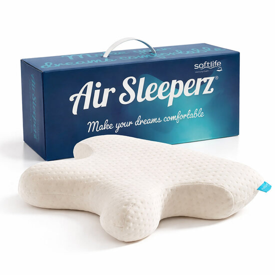 AirSleeperz® SoftLife Ergonomisch CPAP Kussen – Apneukussen 55x40 cm