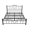 AirSleeperz® metalen bedframe Eva Black 140x200 cm - 2 persoons