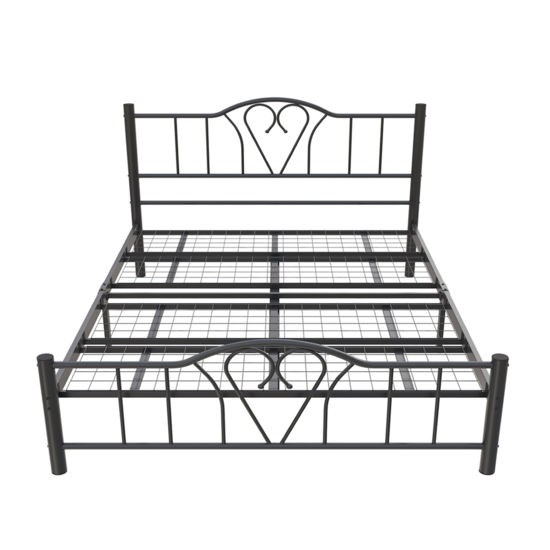 AirSleeperz® metalen bedframe Eva Black 140x200 cm - 2 persoons