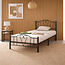 AirSleeperz® metalen bedframe Eva Black 90x200 cm - 1 persoons