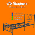 AirSleeperz® metalen bedframe Eva Black 90x200 cm - 1 persoons