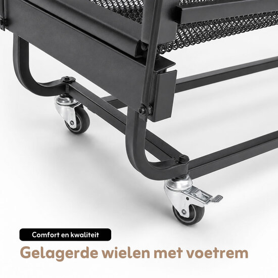 AirSleeperz® opvouwbaar bed Merel Deluxe 90x200 cm - 1 persoons