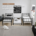 AirSleeperz® metalen stapelbed Emma Family Black 90x200x175 cm