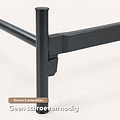 AirSleeperz® Metalen projectbed Manon 90x200 cm - 1 persoons