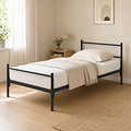 AirSleeperz® Metalen projectbed Manon 90x200 cm - 1 persoons